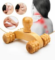 Mini Carrinho Massageador Manual De Madeira Mini Carrinho Massageador Manual De Madeira