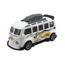 Mini Carrinho Pull Back Garagem S.A. Turbo Aventura - Branco