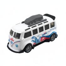 Mini Carrinho Pull Back Garagem S.A. Turbo Aventura - Branco Hello Summer Mini Carrinho Pull Back Garagem S.A. Turbo Aventura - Branco Hello Summer