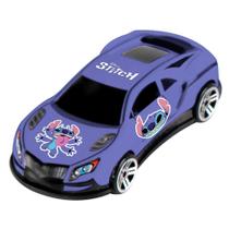 Mini Carrinho Pull Back Stitch Roxo