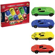 Mini Carrinhos 10 Peças Carro Miniatura Roda Livre Conjunto