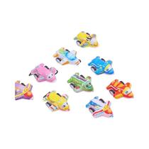 Mini Carrinhos De Corrida Para Crianças, 10 Peças, Brinquedos De Plástico Em Formato De Aviões,