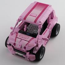 Mini carro de programação rosa, para crianças a partir de 3