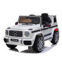 Mini Carro Elétrico 12v Mercedes AMG G63 Branco Importway