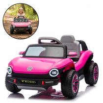 Mini Carro Elétrico 12V Volkswagen Buggy Controle Remoto Infantil Importway Bw432 Motorizado