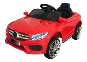 Mini carro eletrico infantil 6v com controle remoto vermelho - Importway