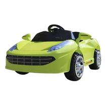 Mini Carro Eletrico Infantil 6v Verde Com Som E Luz