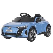 Mini Carro Elétrico Infantil Audi Etron Gt Bateria 6V Azul Motorizado Controle Importway Bw-273az