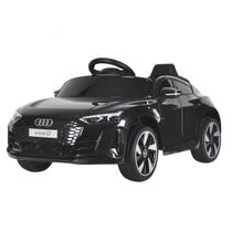 Mini Carro Elétrico Infantil Audi Etron Gt Bateria 6V Preto Motorizado Controle Importway Bw-273pt