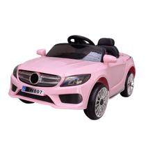 Mini carro elétrico infantil com controle remoto importway 6v bw007rs rosa