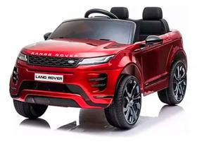 Mini Carro Elétrico Infantil Criança 12V Land Rover Evoque Controle Remoto Vermelho Brinqway BW-128