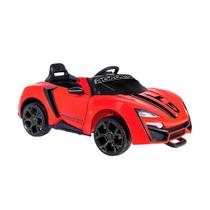 Mini carro eletrico infantil de passeio roadster gt vermelho
