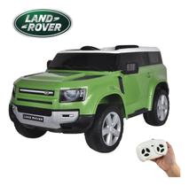 Mini carro elétrico infantil land rover defender 12v bw271 cor:verde