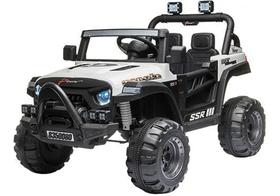 Mini carro elétrico infantil utv 12v controle remoto jipe bw241 cor: branco Mini carro elétrico infantil utv 12v controle remoto jipe bw241 cor: branco