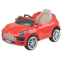 Mini Carro Elétrico Infantil Vermelho 12V Com Controle Remoto
