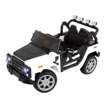 Mini Carro Eletrico Jipe Off Road Branco 4x4 Suporta 30kg