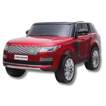 Mini carro eletrico land rover vermelho brilho - importway