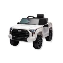 Mini carro eletrico toyota tundra 12v branco - importway