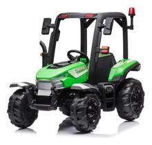 Mini carro eletrico trator infantil 12v capota bw319 cor:verde Mini carro eletrico trator infantil 12v capota bw319 cor:verde