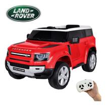 Mini Carro Infantil Elétrico 12v Land Rover Defender Vermelho Mini Carro Infantil Elétrico 12v Land Rover Defender Vermelho