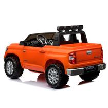 Mini Carro Infantil Toyota Tundra Motorizado Carrinho Elétrico Infantil Camionete Motorizado para Crianças Off-Road a Bateria Recarregável - 2 Lugares