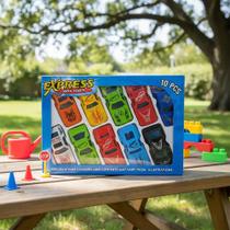 Mini Carros Express Super Power Kit 10 Colecionáveis Colorido