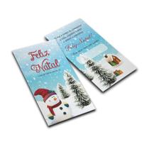 Mini Cartão De Natal Alaska Pacote c/ 100
