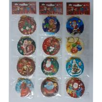 Mini Cartão de Natal Para Presente Estampas Variadas 12 Unid