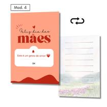 Mini Cartão Presente Lembrança Mãe Frente e Verso com 50pcs Mini Cartão Presente Lembrança Mãe Frente e Verso com 50pcs