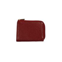 Mini Carteira Caju feminina couro legítimo com porta moedas - Laci Baruffi