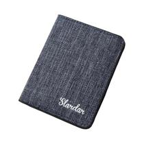 Mini Carteira Fina De Couro PU Macio Para Homens Porta-cartões Fina Pequena Bolsa Curta Para Cartão