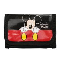 Mini Carteira Infantil Preto Mickey 8x12cm - Disney Mini Carteira Infantil Preto Mickey 8x12cm - Disney