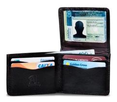 Mini Carteira Masculina em Couro CNH Artlux Ref 112