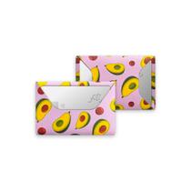 Mini Carteira Prática Lavável ABA Abacate Rosa