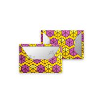 Mini Carteira Prática Lavável ABA Hexagon