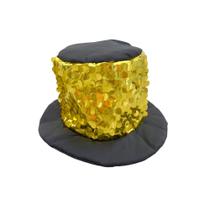 Mini Cartola Paete Dourada Festa De Carnaval Mini Cartola Paete Dourada Festa De Carnaval