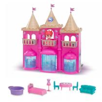 Mini Casa Casinha de Boneca Miniatura Brinquedo Para Criança - Magic Toys