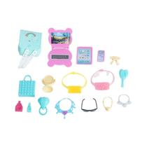 Mini Casa De Bonecas Com Batom, Espelho, Computador, Relógio E Bolsas - Acessórios Fofos Para Mini Casa De Bonecas Com Batom, Espelho, Computador, Relógio E Bolsas - Acessórios Fofos Para