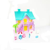 Mini casinha boneca c/acessorios brink+
