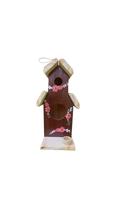 Mini Casinha Dois Andares feitos de Madeira para Decoração Casa Decoração