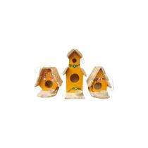 Mini Casinha Mini Casinha Dois Andares e Mini Chalé para Decorar Enfeite Casa Decoração Mini Casinha Mini Casinha Dois Andares e Mini Chalé para Decorar Enfeite Casa Decoração