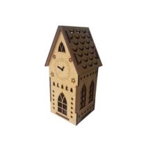 Mini Casinha Torre Do Relógio 15x7x6cm
