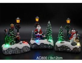Mini Cenário Natalino Com Luz - 1 Unidade