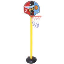 Mini Cesta Basquete Infantil Pedestal Bola Bomba Tabela Regulável de 1,20m à 1,40m Importway BW037 Mini Cesta Basquete Infantil Pedestal Bola Bomba Tabela Regulável de 1,20m à 1,40m Importway BW037