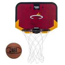 Mini cesta de basquete Franklin Sports NBA Miami Heat Kids Mini cesta de basquete Franklin Sports NBA Miami Heat Kids