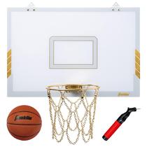 Mini cesta de basquete Franklin Sports Premium Gold Chrome Mini cesta de basquete Franklin Sports Premium Gold Chrome