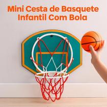Mini Cesta de Basquete Infantil com Bola Brinquedo Esporte Tabela Criança Mini Cesta de Basquete Infantil com Bola Brinquedo Esporte Tabela Criança