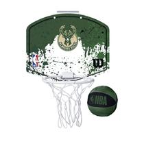Mini cesta de basquete WILSON NBA Team Milwaukee Bucks Mini cesta de basquete WILSON NBA Team Milwaukee Bucks