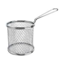 Mini Cesta Inox Para Servir Fritas Fritura Porções Frango