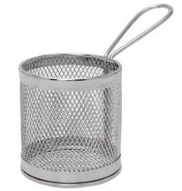 Mini Cestinha Redonda Inox - Mimo Style